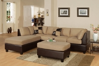 3PC Hazelnut  Sectional Sofa